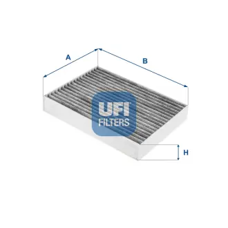 Фільтр салону вугільний UFI FILTERS 54.257.00