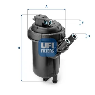 Корпус паливного фільтра UFI FILTERS 5511400 (фото 1)