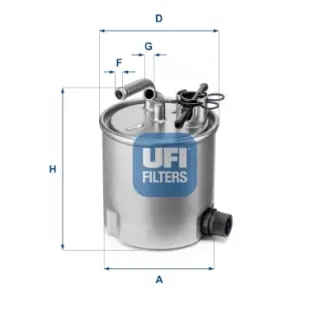 Фільтр паливний UFI FILTERS 55.394.00
