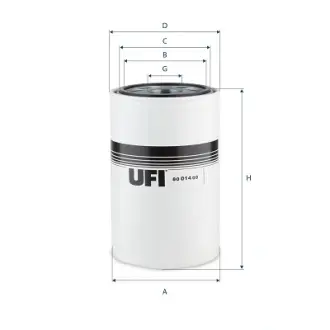Фільтр гідравлічний АКПП UFI FILTERS 8001400