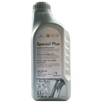 Масло моторное, Special Plus Motor Oil, SAE 5W-40, 1L VAG G052167M2