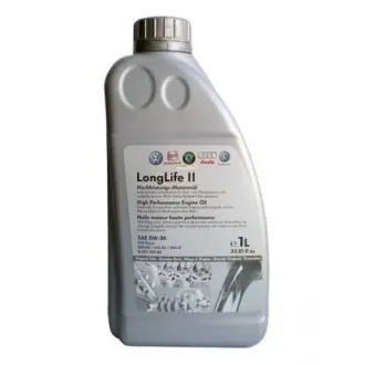 Масло моторное, Longlife II, SAE 0W-30, 1L VAG G052183M2