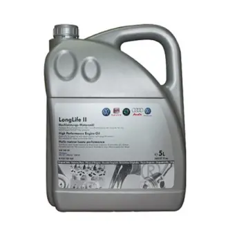 Масло моторное, Longlife II Motor Oil, SAE 0W-30, 5L VAG G052183M4