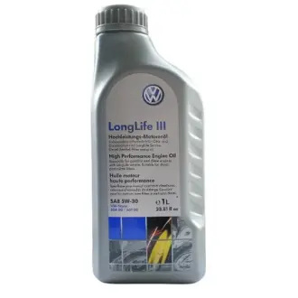 Масло моторное, Longlife III Motor Oil, SAE 5W-30, 1L VAG GVW052195M2