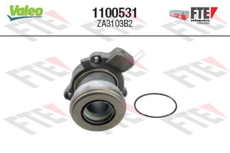 Підшипник зчеплення гідравлічний ALFA ROMEO 159 CHEVROLET AVEO, CRUZE FIAT CROMA OPEL ADAM, ASTRA G, ASTRA G CLASSIC, ASTRA H, ASTRA H CLASSIC, ASTRA H GTC, ASTRA J 1.0-2.2 10.95- VALEO 1100531