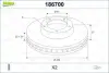 Тормозной диск VALEO 186700 (фото 1)