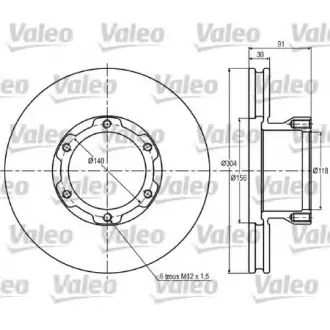 Тормозной диск VALEO 187016