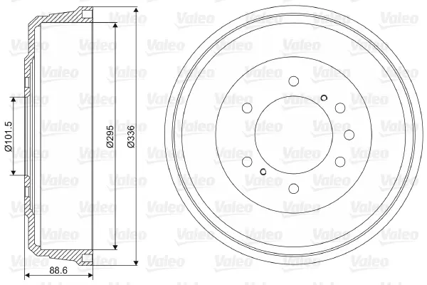 Тормозной барабан VALEO 237108 (фото 1)