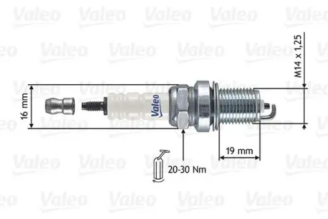 Свеча зажигания VALEO 246855