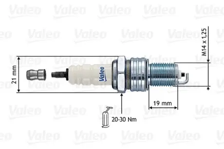 Свеча зажигания VALEO 246860