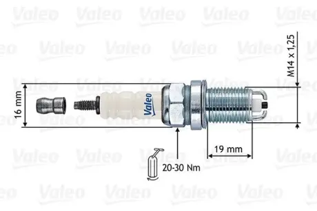 Свеча зажигания VALEO 246869