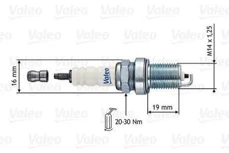 Свеча зажигания VALEO 246870