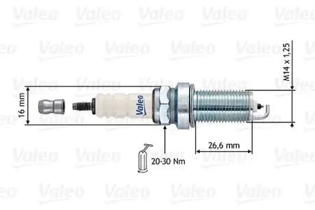 Свеча зажигания VALEO 246889