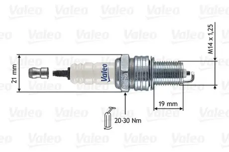 Свеча зажигания VALEO 246909