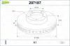 Тормозной диск VALEO 297187 (фото 1)