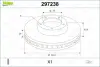 Тормозной диск VALEO 297238 (фото 1)