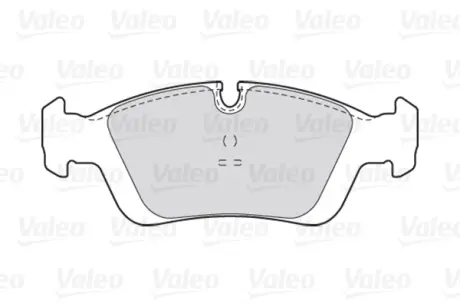 Гальмівні колодки дискові BMW 3/Z3/Z4 "1,6-3,0 "F "90-09 VALEO 301018