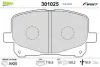 Комплект тормозных колодок, дисковый тормоз VALEO 301025 (фото 1)