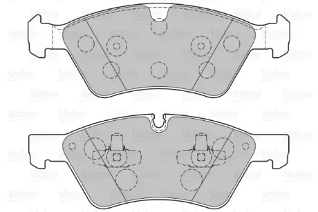 Гальмівні колодки дискові MERCEDES GL-Class/M-Glass/R-Class "3,0-5,0 "F "05>> VALEO 301107