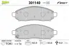 Гальмівні колодки дискові NISSAN Leaf/NP300/NV200/Pathfinder "2,5-4,0 "F "05>> VALEO 301140 (фото 1)