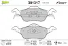 Комплект тормозных колодок, дисковый тормоз VALEO 301317 (фото 1)