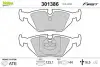 Гальмівні колодки дискові BMW 3/Z1/Z3 "1,6-3,0 "R "88-03 VALEO 301386 (фото 1)