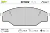 Комплект тормозных колодок, дисковый тормоз VALEO 301402 (фото 1)