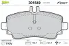 Гальмівні колодки дискові MERCEDES A-Class "1,4-2,1 "F "97-04 VALEO 301549 (фото 1)