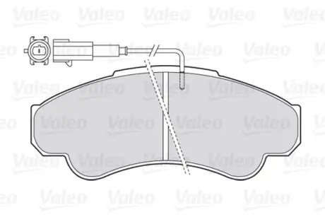 Гальмівні колодки дискові CITROEN/FIAT/PEUGEOT Jumper/Ducato/Boxer "F 94>> VALEO 301569
