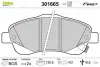 Гальмівні колодки дискові TOYOTA Avensis/Corolla "1,6-2,4 "F "03-09 VALEO 301665 (фото 1)
