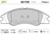 Комплект тормозных колодок, дисковый тормоз VALEO 301705 (фото 1)
