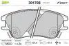 Комплект тормозных колодок, дисковый тормоз VALEO 301708 (фото 1)