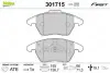 Гальмівні колодки дискові CITROEN/PEUGEOT C4/207/208/3008/307/308/RCZ "1,6-2,0 "F "03>> VALEO 301715 (фото 1)