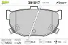 Комплект тормозных колодок, дисковый тормоз VALEO 301817 (фото 1)
