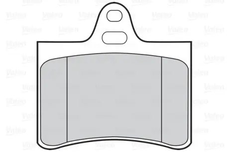 Гальмівні колодки дискові CITROEN C5 "1,6-3,0 "R "01-08 VALEO 302021