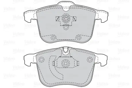 Гальмівні колодки First CADILLAC/OPEL/SAAB BLS/Vectra/9-3 "F "02>> VALEO 302064