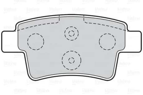 Гальмівні колодки дискові CITROEN C4Picasso "1,6-2,0 "06-13 VALEO 302214
