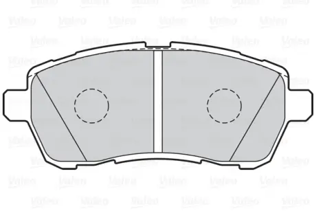 Гальмівні колодки дискові FORD/MAZDA Fiesta/2 "1,25-1,6 "F "07>> VALEO 302220