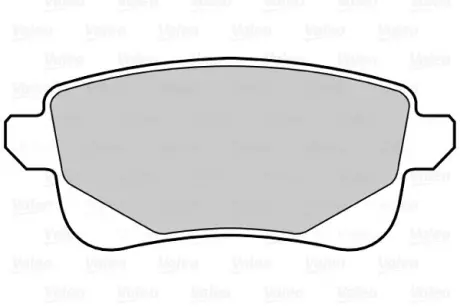 Гальмівні колодки дискові RENAULT Grand Scenic/Scenic "1,2-2,0 "R "09>> VALEO 302232