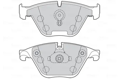 Гальмівні колодки дискові BMW 5/6/7 "F "04-18 VALEO 302273