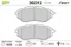 Гальмівні колодки дискові SUBARU Forester/Legact/Outback/Tribeca "1,6-3,6 "F "03>> VALEO 302312 (фото 1)