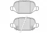Гальмівні колодки дискові VAG A3/Octavia/Golf "F "12>> VALEO 302338 (фото 1)