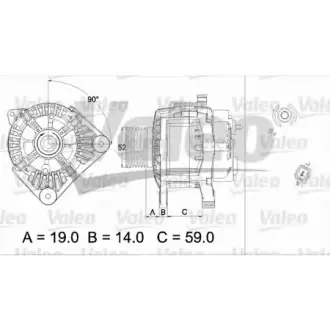 Генератор VALEO 437439