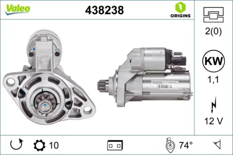 Стартер VALEO 438238