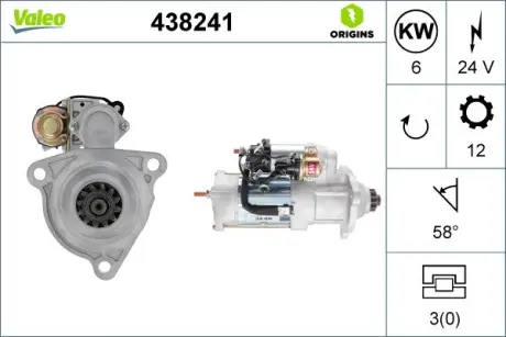 Стартер VALEO 438241