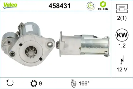 Стартер VALEO 458431