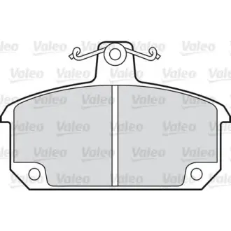 Комплект тормозных колодок, дисковый тормоз VALEO 540322