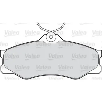 Комплект тормозных колодок, дисковый тормоз VALEO 540412