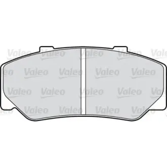 Комплект тормозных колодок, дисковый тормоз VALEO 540413