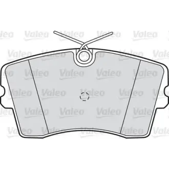 Комплект тормозных колодок, дисковый тормоз VALEO 540452